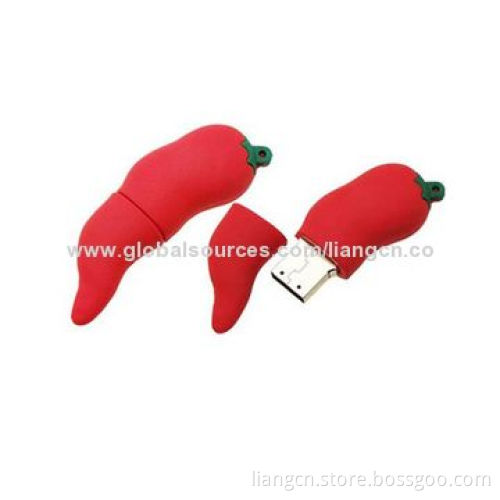 Cayenne pepper USB flash drive, full capacity, from factory